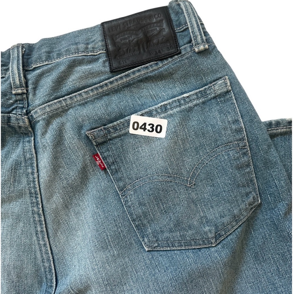 Levi's 511 Men's 34X30 Light Blue Relaxed Jeans straight Leg Denim Casual